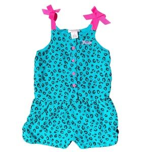 JUICY Couture- Girl- Green/teal Romper- Size 4